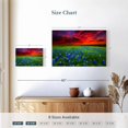 thumbnail image 4 of Elephant Stock Bluebonnets At Sunset I Wall Art - Horizontal Canvas Wall Art - Living Room Wall Decor - Nature Canvas - Brown And Gray Decor - 12" x 8", 4 of 8