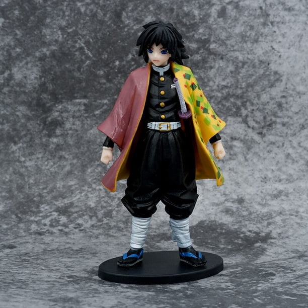 Figura de acción de PVC de Demon Slayer, Kamado, Tanjirou, Agatsuma, Zenitsu, Kamado, Nezuko, Hashibira, Inosuke, Kochou, Shinobu Gong Bohan LED