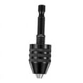 thumbnail image 2 of 4Pcs Hex Shank Keyless Drill Chuck, Screwdriver Converter Adapter Quick Change Bits Tool(0.6-8mm, 0.3-3.6mm), 2 of 6