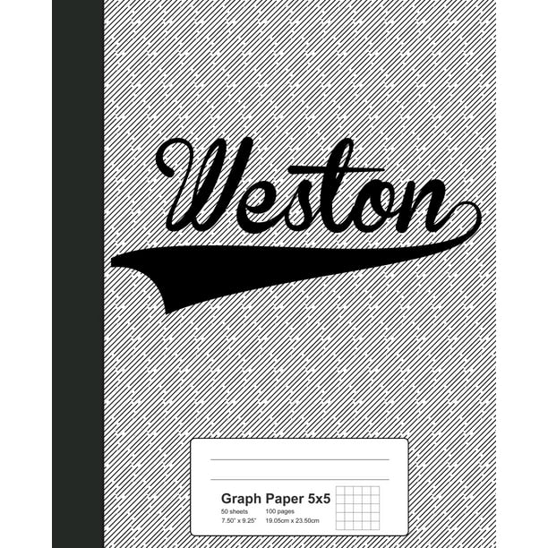 weezag graph paper 5x5 notebook graph paper 5x5 weston 5x5 graph paper notebook