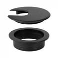 thumbnail image 4 of Cable Cord Grommet 1-1/2 2.5 2 Inch Black White ABS Grommets Gasket In Desk Table Furniture for Hole Cover Wire Pass Organizer, 4 of 10