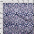 thumbnail image 2 of oneOone Georgette Viscose Fabric Big Motif Ikat Printed Craft Fabric BTY 42 Inch Wide, 2 of 4