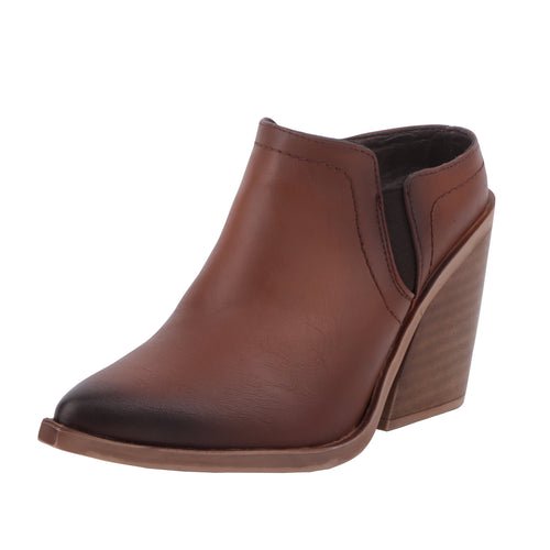 043-22 Zapatilla Dama Mujer Miel Tacón 8 cm Cklass 043-22