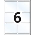 thumbnail image 2 of Avery Clear 3-1/3" x 4" Shipping Labels with Easy Peel for Laser/Inkjet Printers, 3-1/3" x 4", Glossy Clear, Rectangle, 60 Labels, Permanent (7664) Made in Canada, 2 of 5