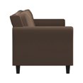 thumbnail image 4 of LifeStyle Solutions Harvard Sofa in Brown Microfiber Upholstery, Brown, 4 of 9