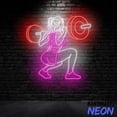 thumbnail image 5 of Handmadetneonsign Gym Club Neon Sign, Gymer Led Sign, Weightlifting Neon Light, Barbell Wall Decor 91736, 5 of 5