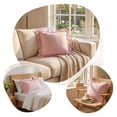 thumbnail image 6 of Leodye 1PCS Plaid Throw Pillow Cover, Checkered Cushion Case with Fringe for Sofa, Couch and Bed Home Interior Decoration -17.7*17.7IN, 6 of 7
