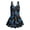 Blue Butterfly Star, variant on COEQINE Girls One Piece Swimsuit with Skirt Sleeveless Cute Skirted Bathing Suit Hawaiian Swimwear for Kids 3-4 Years, Summer Swim Dress for Water Play, Easter Bunny Egg Tulip Pink