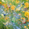 thumbnail image 4 of 48 Pcs Metal Dragonfly Stakes Sticks Colorful Yard Stakes Flower Pot Plant Stakes Outdoor Decorative Garden Stakes Lawn Patio Art Ornaments, 4 of 8