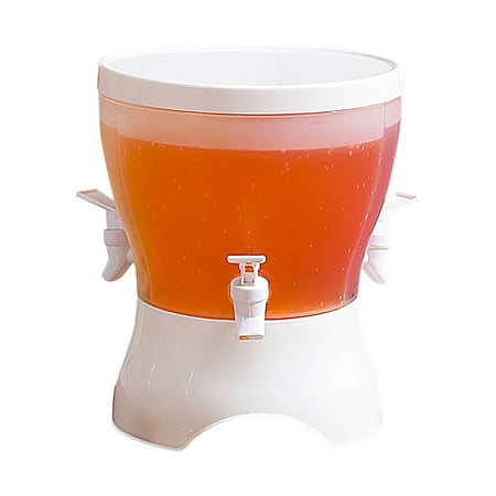 

Niovtt Beverage Dispenser Rotating Cold Hot Water Kettle Iced Drink for Refrigerator