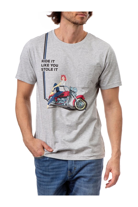 Sammy Motorcycle Graphic Pocket Tee Men's