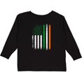 thumbnail image 3 of Inktastic Irish American Flag Boys or Girls Long Sleeve Toddler T-Shirt, 3 of 5