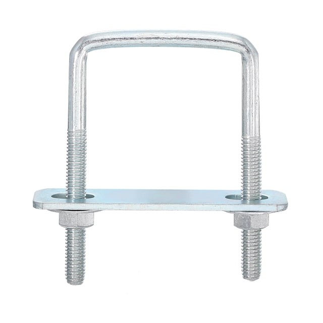 Uxcell Square U-Bolts, 6 Sets 42mm Inner Width 70mm Length M6 with Nuts and Plates