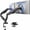 Black, variant on Dual Monitor Mechanical Spring Desk Mount Stand | Fits Screens up to 32"