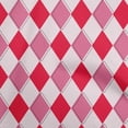thumbnail image 1 of oneOone Georgette Viscose Magenta Fabric Argyle Diy Clothing Quilting Fabric Print Fabric By Yard 42 Inch Wide, 1 of 4