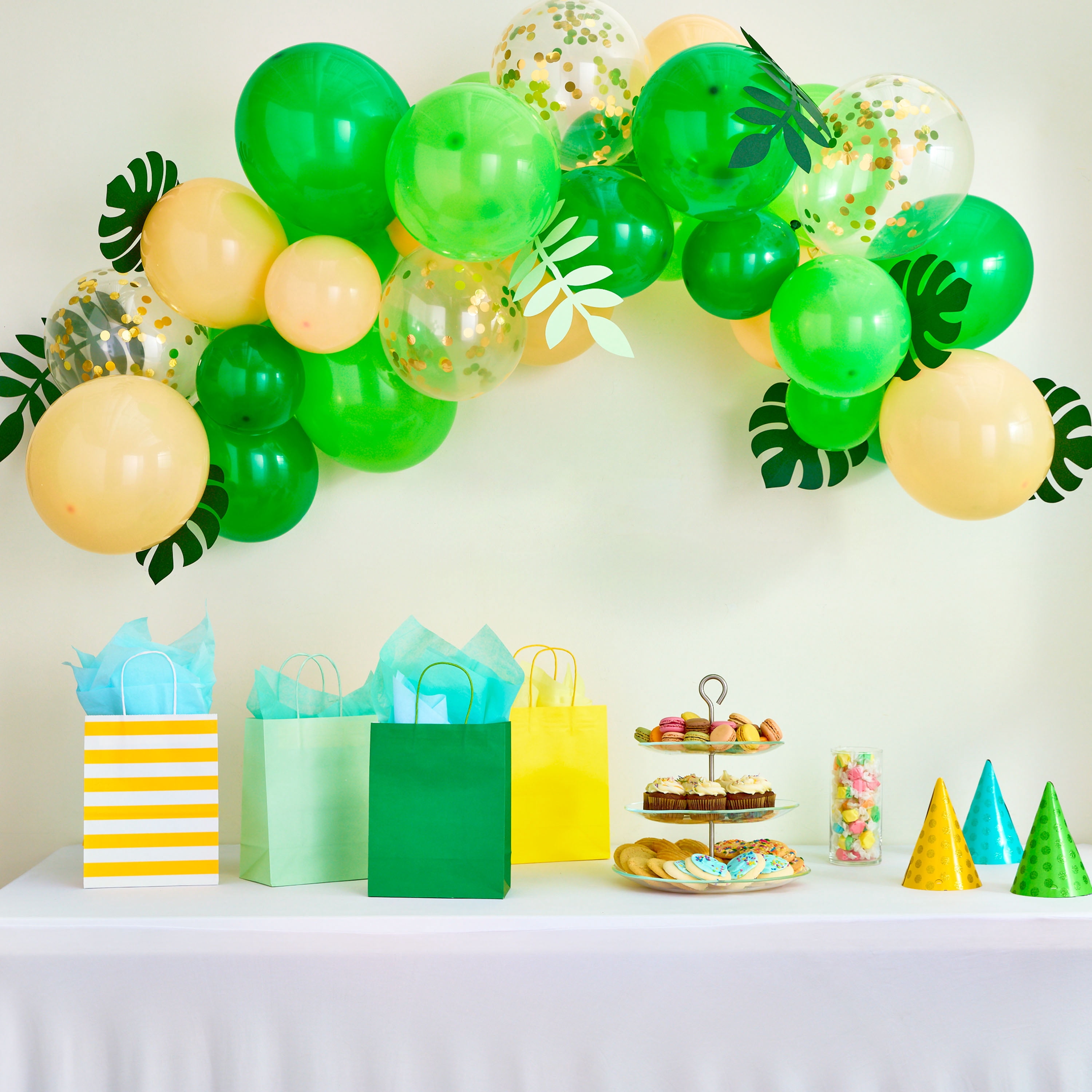 Multicolor Jungle Party Balloon Garland, 40 Pieces, by Way To Celebrate
