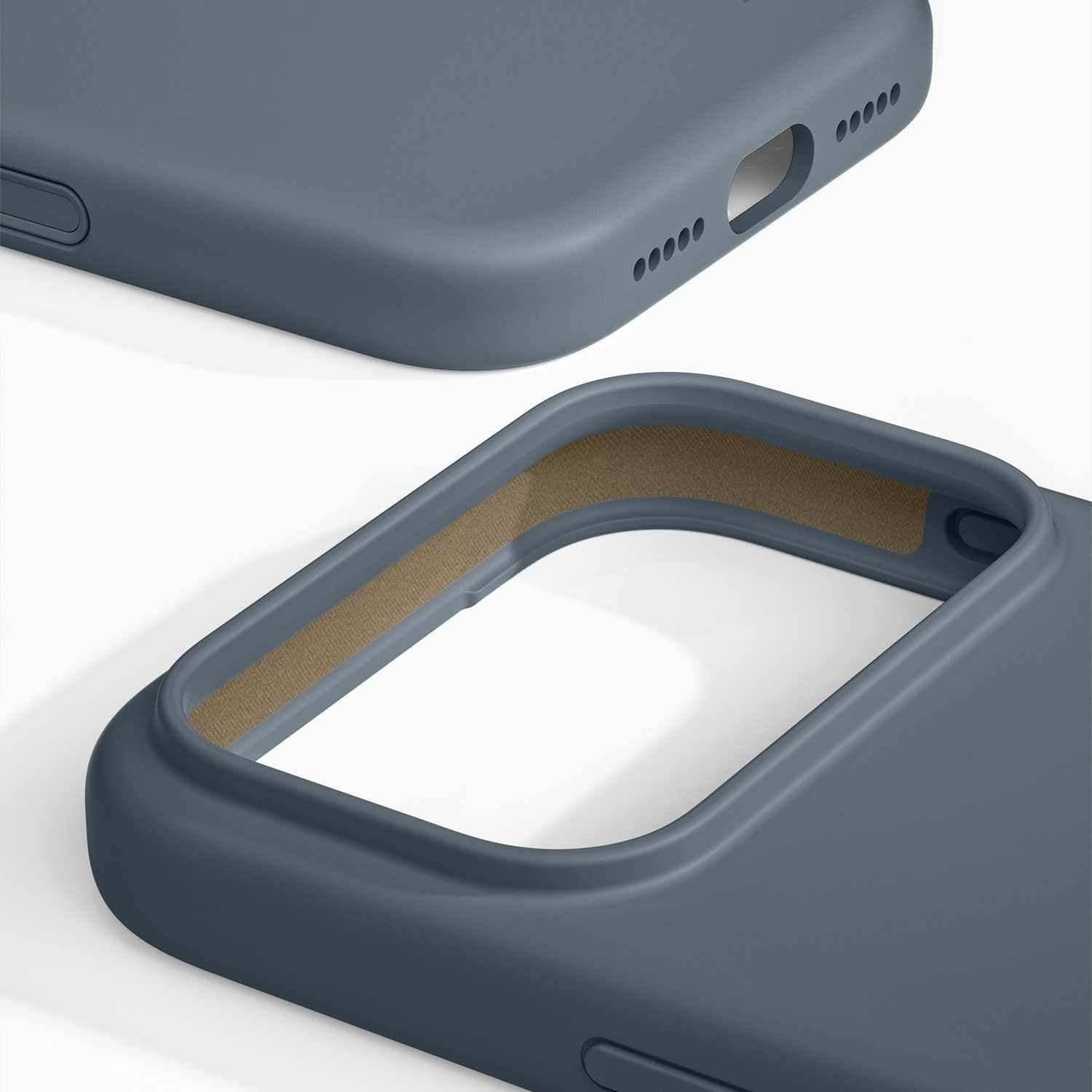 Ideal of Sweden Étui Silicone MagSafe Bleu Nuit pour iPhone 17 Pro Max