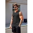thumbnail image 4 of COOFANDY Men Sleeveless Shirts Muscle Tank Tops Gym Bodybuilding Tops Workout Shirts Boxing Tee, 4 of 5