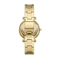 thumbnail image 3 of Fossil Ladies' Carlie Three-Hand Date Gold-Tone Stainless Steel Watch (ES5159), 3 of 3