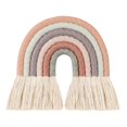 thumbnail image 1 of S Decoración bohemia macramé arcoíris colgante de pared para bebés, niñas, niños, habitaciones infantiles, regalo, 1 of 5