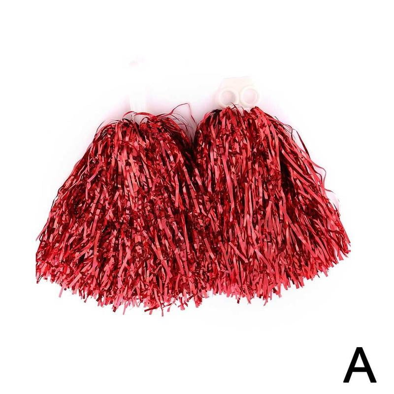 Handheld Pom Poms Cheerleader Cheerleading Cheer Dance Football Party