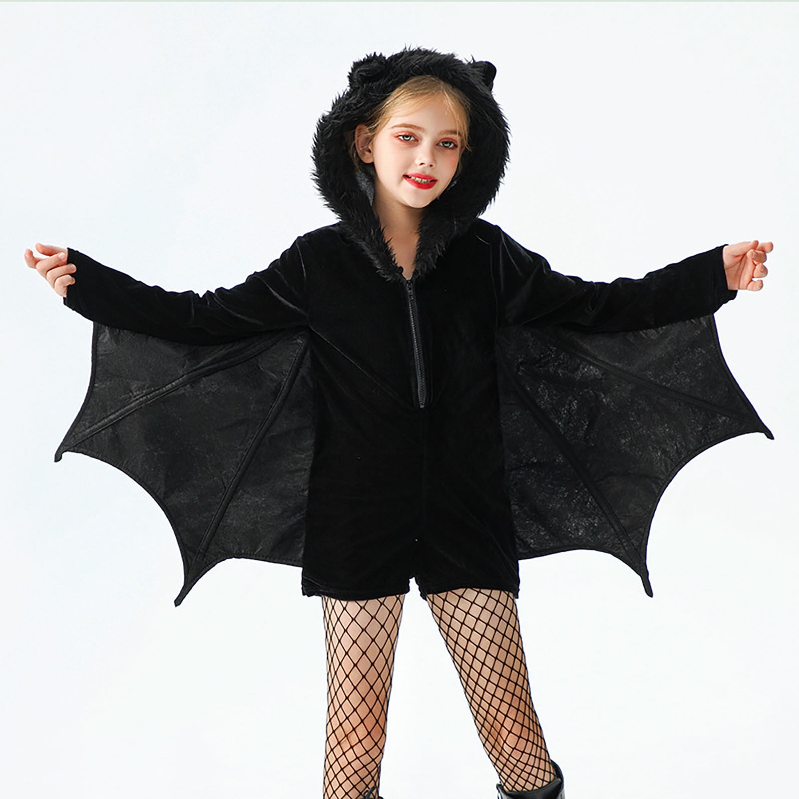 Children's One-piece Jumpsuit - Halloween Kids Bat Little Girl Show Funny Party Smiffys Bat Avenue Women's Cozy Bat Winter Clothing for Kids