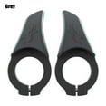 thumbnail image 1 of 1 Pair New Outdoor Bar Ends Mountain Bicycle Accessories End Bike Handle Small Auxiliary Handlebar Bicycle Handlebar Thumb Rest Handle GREY, 1 of 1
