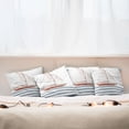 thumbnail image 7 of Ambesonne Saying Throw Pillow Cover 4 Pack, Sailing Theme Boat Waves, 20", Cinnamon Pale Blue, 7 of 7