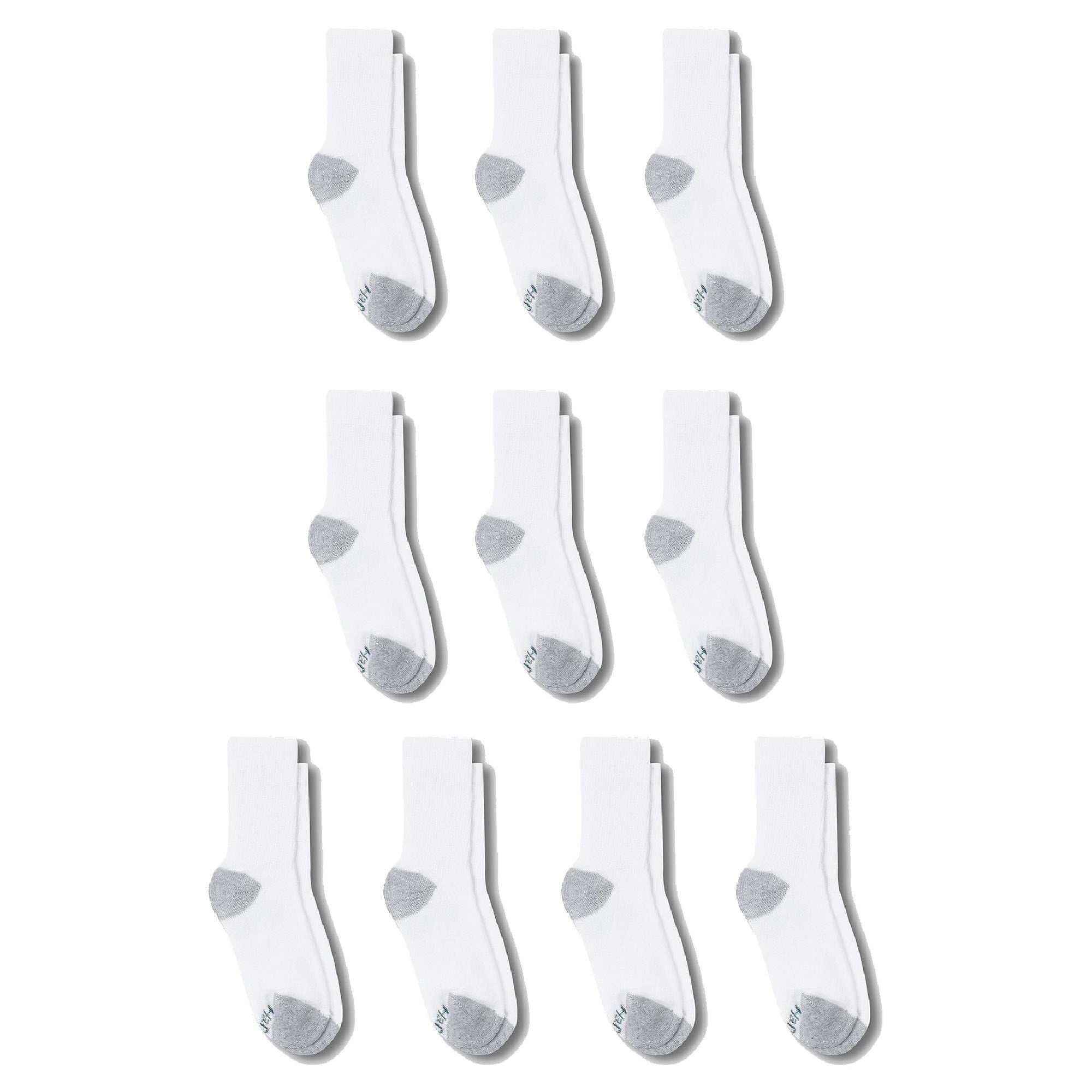 L Select SZ/Color. Pack of 10 Hanes Boys 8-20 Socks Big Classic Low Cut 