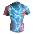 thumbnail image 4 of joogoo Dragons Cool Pattern Men's Cycling Jerseys Mountain Bike Short Sleeve Tops L, 4 of 7