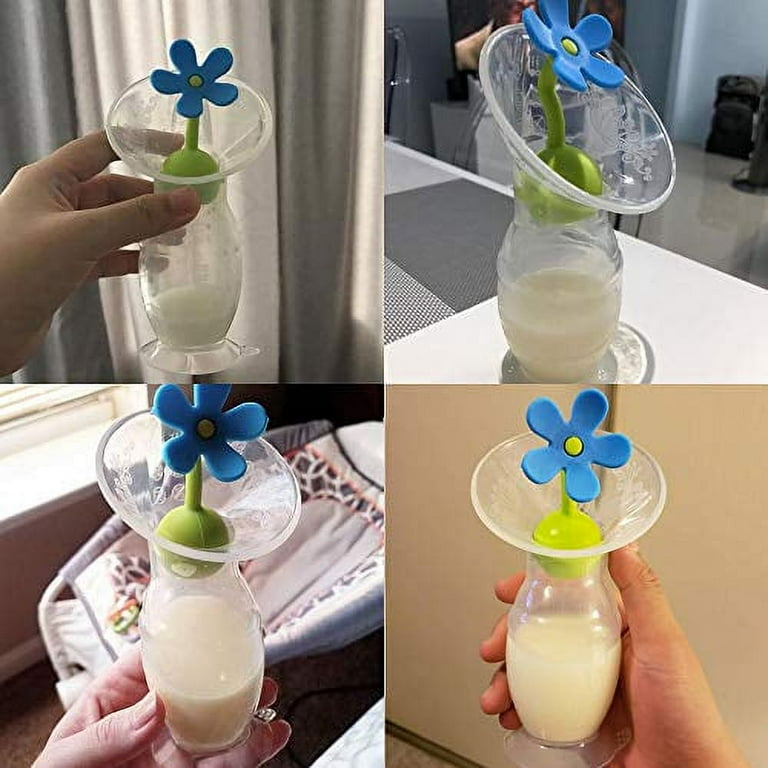 Haakaa Manual Breast Pump with Suction Base and Flower Stopper