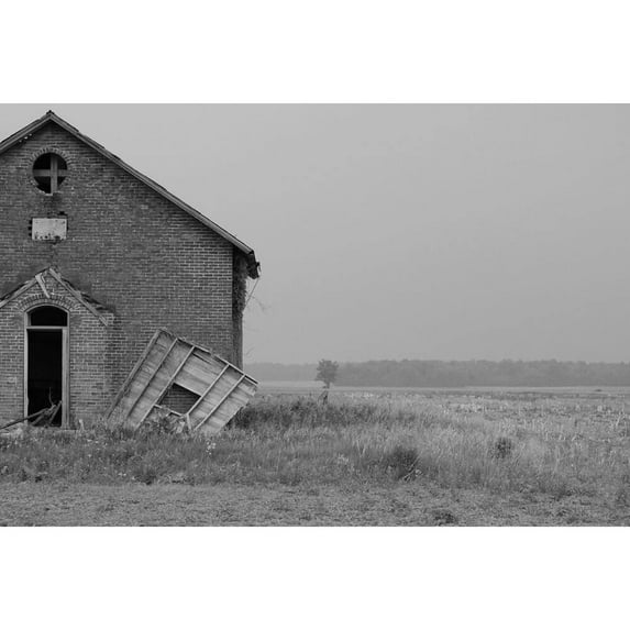 Baker Schoolhouse Glossy Poster