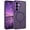 Purple, variant on DOMAVER Samsung Galaxy S26 Case 6.3 Inch, MagSafe Compatible Matte Translucent Cover, Slim Shockproof Protective - Black