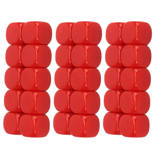 Ensemble de 30 Pcs en Plastique Vierge pour Jeux DIY Uniques et Enseignement des Mathématiques
