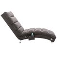 thumbnail image 6 of ARCTICSCORPION Massage Recliner Chaise Chair, Upholstered Lounge Indoor Chair, Lazy Sofa Chair with Backrest for Teens and Adults, Modern Long Lounger for Office Bedroom Living Room, Dark Gray, 6 of 7