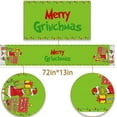 thumbnail image 2 of Merry Christmas Table Runner Christmas Whoville Winter Holiday Party Kitchen Fireplace Dining Room Home Decor (13" x 72"), 2 of 5