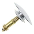 thumbnail image 2 of Chrome Up Basin Waste Slotted Kit Bathroom Sink Push Button Click Clack, 2 of 6
