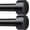 Black, variant on Curtain Rods for Windows 32-60 Inch, 1 Inch Adjustable White Curtain Rod Set with Brackets, Easy Install