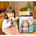 thumbnail image 6 of ALAZA Couple Bird on Branch Lunch Box Insulated Lunch Bag Reusable Thermal Cooler Tote School Picnic, 6 of 6