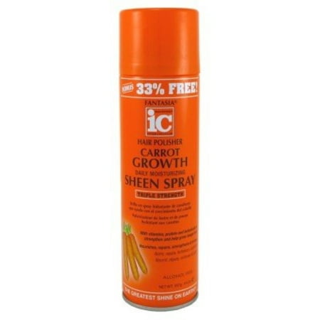 Fantasia Hair Polisher Carrot Growth Sheen Spray, 14 (The Best Hair Growth Products For Black Hair)