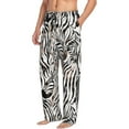 thumbnail image 6 of Salouo Leopard And Zebra Print Pajama Pants for Men, Lounge Pants Elastic Waistband Casual Men's sleepwear Loungewear Sleep Pajama Pant -X-Large, 6 of 7