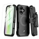 thumbnail image 1 of Funda Case MYBAT Maverick Mag clip para iPhone 17 - Negra con mica, 1 of 10