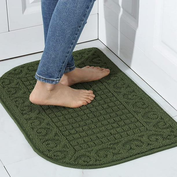 COSY HOMEER 27X18 Inch Anti Fatigue Kitchen Rug Mats are Made of 100