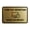 Brushed Gold, variant on Classic Framed Turn Off Monitors While on Breaks Sign (Blue) - Small