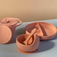 thumbnail image 2 of Baby Silicone Bowls with Suction - Toddler Bowl and Spoon Set Baby Silicone Weaning Set, 2 of 2