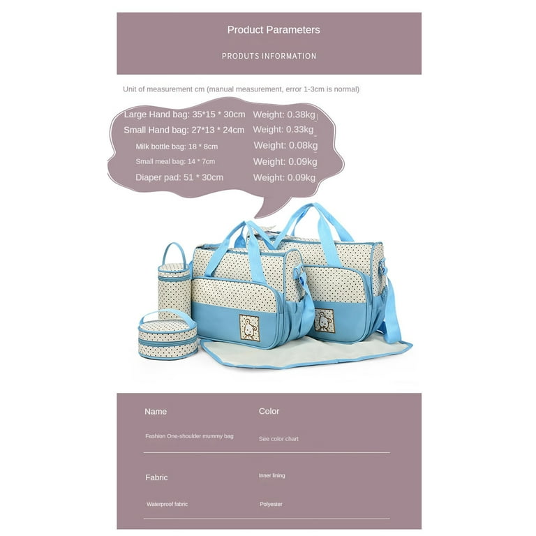 Mini Diaper Bag - Stylish & Functional