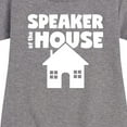 thumbnail image 3 of Instant Message - Speaker Of The House - Toddler & Youth Girls Fleece Dress, 3 of 6