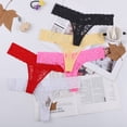thumbnail image 4 of Tangas de encaje ajustables para mujer, ropa interior, lencería Sexy, cómoda, L, XL, XXL, XXXL, 1 piezas, zx1041, 4 of 5