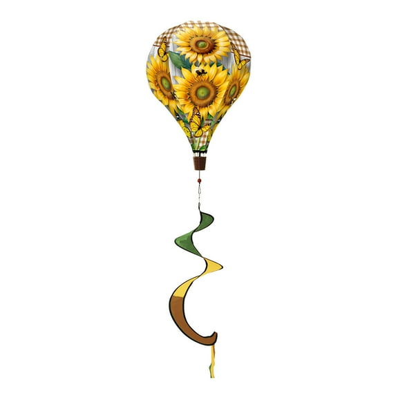 Briarwood Lane Sunflower Duo Hot Air Balloon Spinner