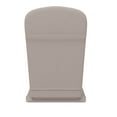 thumbnail image 6 of Flash Furniture Charlestown Set of 2 All Weather Indoor/Outdoor High Back Adirondack Chair Cushions, Patio Furniture Replacement Cushions - Cream, 6 of 8